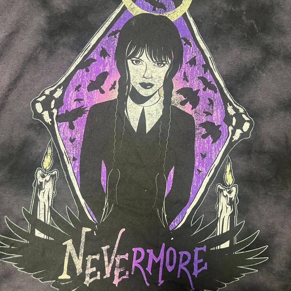 Unbranded Men's Black and Purple T-shirt